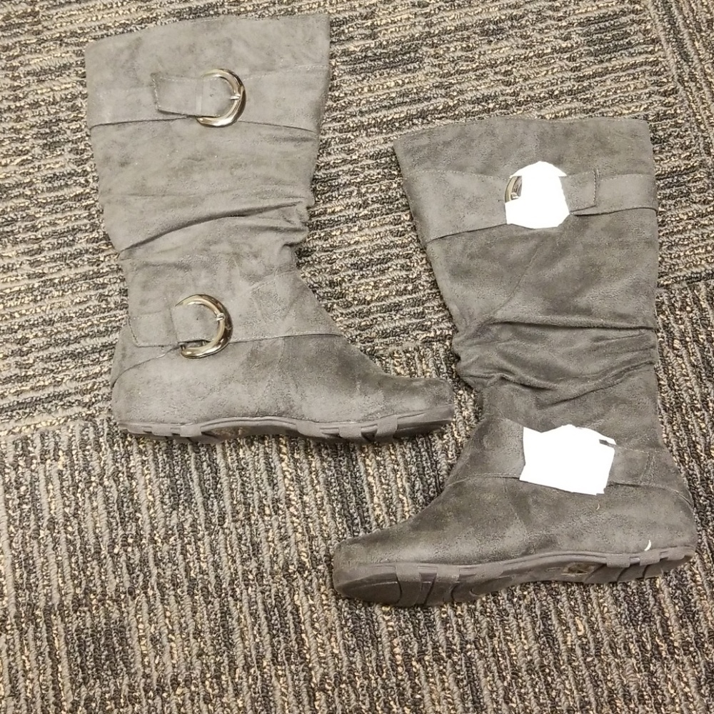 Brand new, never worn, suede boots.